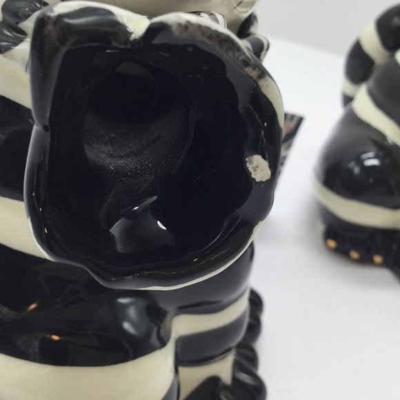 Lynda Corneille Character Collectibles Cat Clancey Wonky Cream and Sugar - Picture 5 of 7